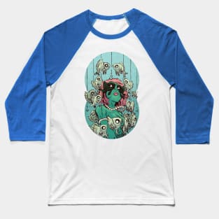 Our Lady of the Fishes Baseball T-Shirt